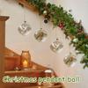 3D Animal Christmas Ornaments, Transparent Plastic Christmas Balls, Christmas Tree Decorations