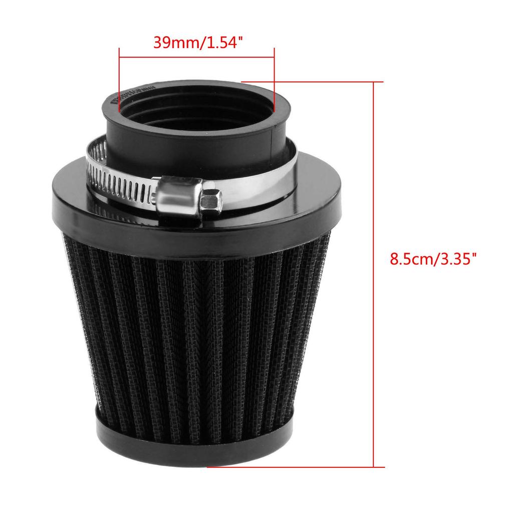 Power Filter, Air , Motorcycle Air Filter, 1.5 Inches (39 Mm), Universal 38/39/40