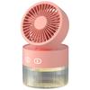 Cross-Border USB Foldable Mini Desktop Cooling Fan with Humidifying Spray