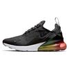 New Nike Air Max 270 Black Laser Orange Ember Glow AQ9164-003