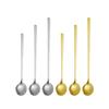 Creative High-Value Gold Stainless Steel Dessert & Coffee Spoon Souvenir