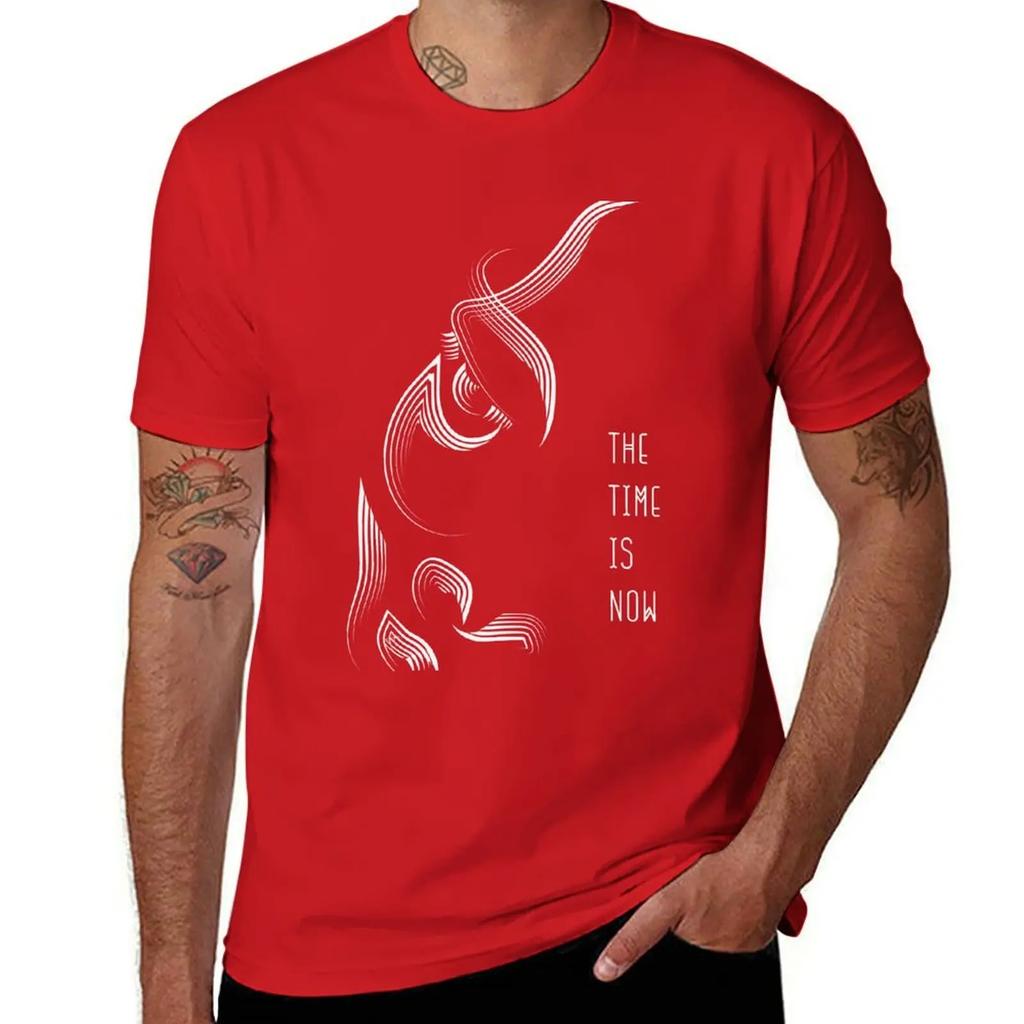 The Time Is Now T-Shirt man t shirt anime stuff rapper graphic tees sweat shirts, men