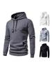 Men's European Size Jacquard Pullover Hoodie
