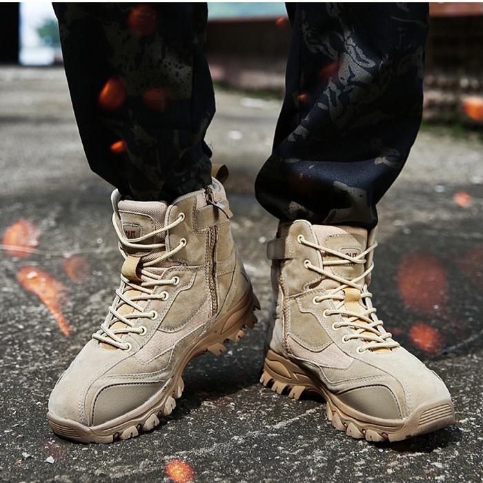 Botas de Hombre Marca Hombre Zapatos de Combate Al Aire Libre  Antideslizantes Hombres Botas Militares Botas del Ejército comprar a buen  precio — entrega gratuita, reseñas reales con fotos — Joom