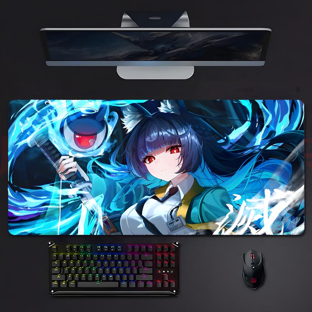 Game Stylish Zenless Zone Zero Hoshimi Miyabi Mouse Pad Mousepad Large Gaming Lockedge Thickened Pc Table Desk Mat