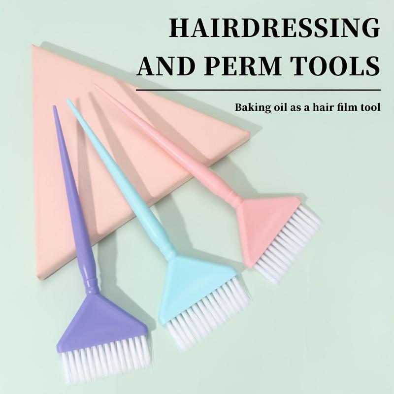 Profesjonalny Salonowy Grzebień do Farbowania Włosów z Nylonowym Włosiem, Spiczasty Ogon do Precyzyjnej Aplikacji, Grzebień do Modelowania Fryzjerski i Narzędzia do Trwałej Ondulacji