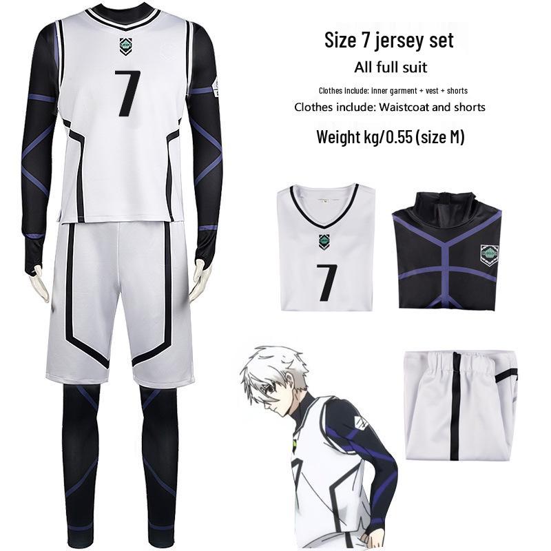 

Костюм Синей тюрьмы: Наги Чэн & Шилан Цзе Аниме Косплей Набор Small