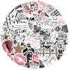 50Pcs Cartoon PET Sticker Waterproof Aesthetic Sticker for Scrapbooking Laptop Journal Phone Case Skateboard Luggage