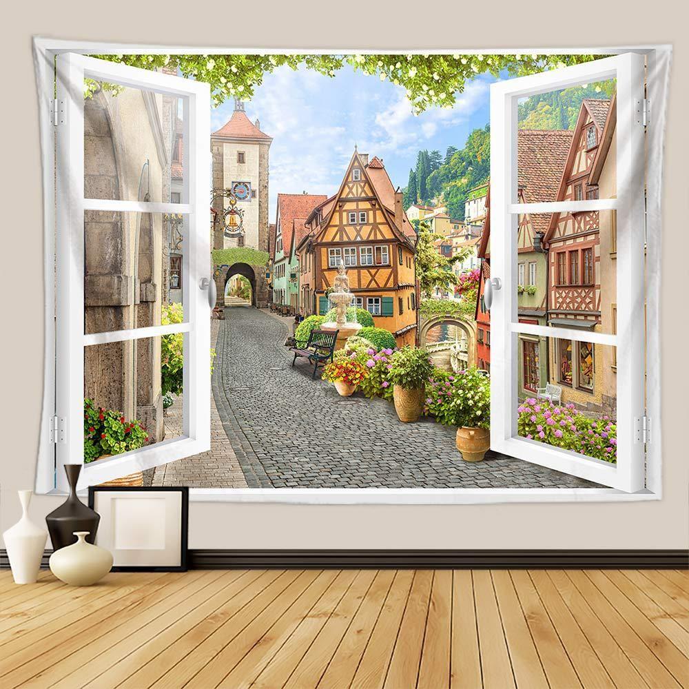 Tapestry View from the Window 75x100