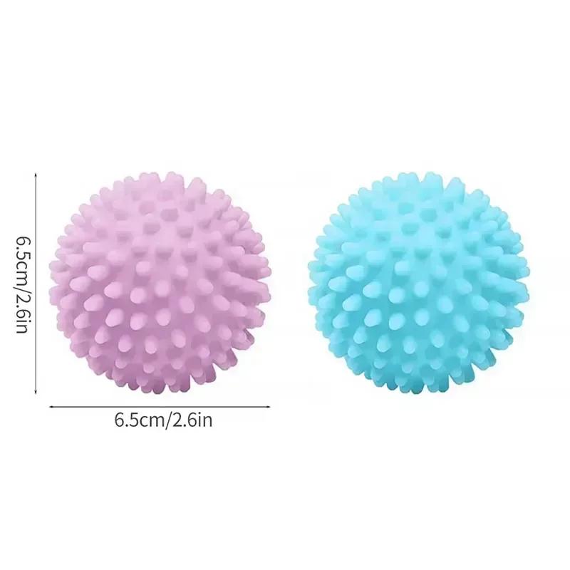 3/2/1pcs Reusable Laundry Balls PVC Dryer Ball Washing Machine Fabric Softener Clothes Cleaning Tool