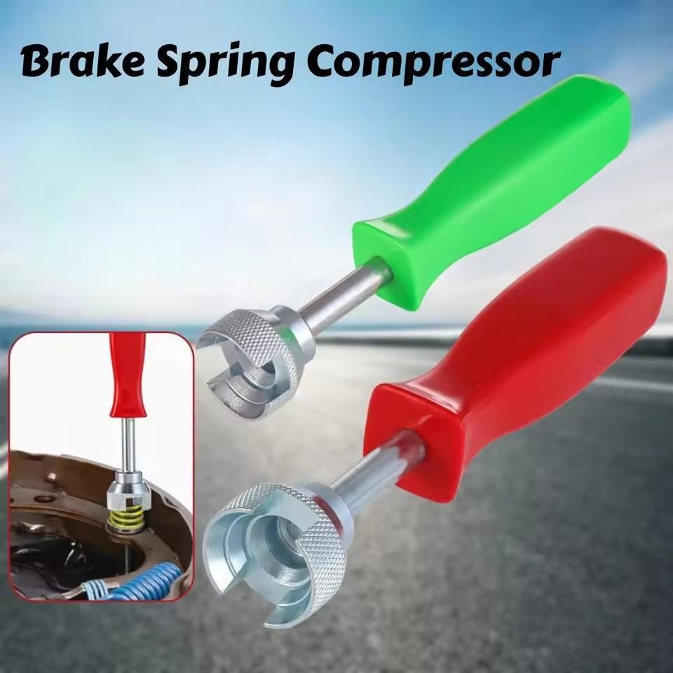 Car Drum Brake Repair Install Tool Hold Down Washer Spring Shoe Compressor Brake Spring Washer Worker Alloy & Plastic 5.7 Inch