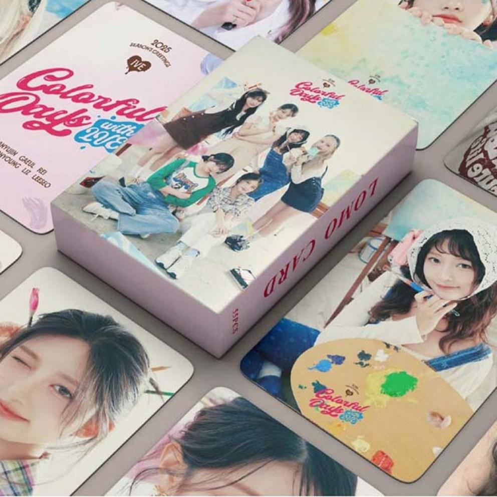 Ive Foca Photocard Hologram Season's Greetings 2025 COLORFUL DAYS 1 Box (55 Sheets) / Jang Won-young, An Yu-jin, Ray, Lee Seo, Ga-eul