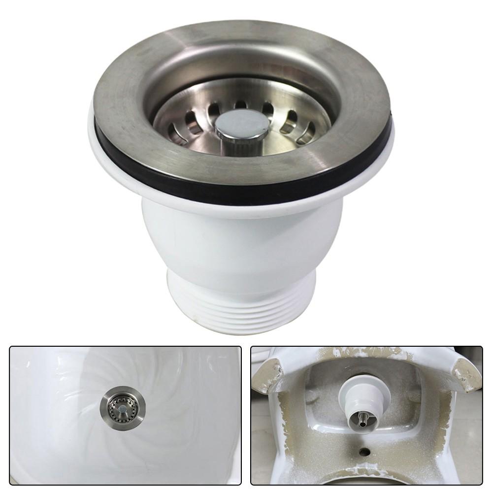 

Сетчатый фильтр для раковины Современный Отверстие 60 мм Серебристый Нержавеющая сталь