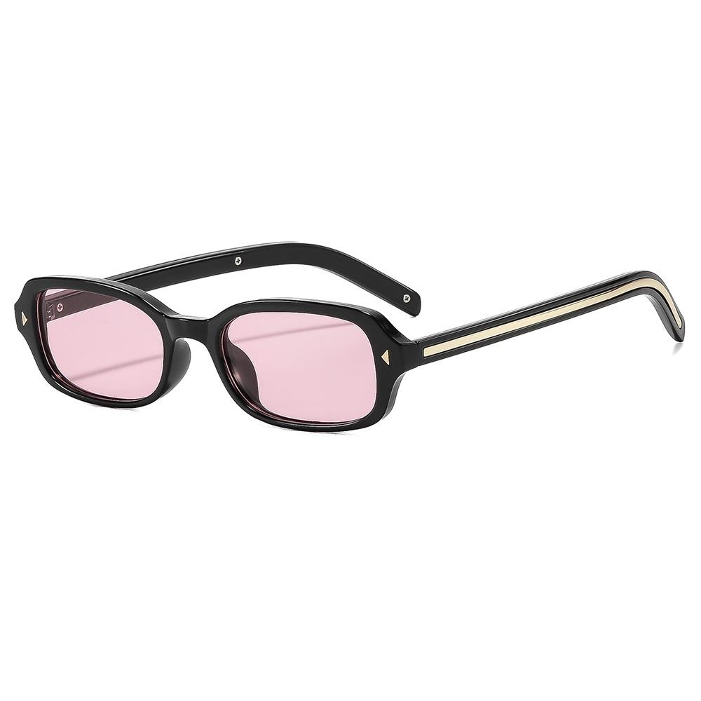 Square arrow rice nail sunglasses, new European and American small frame sunglasses, personalized fashion sunglasses, advanced sense
