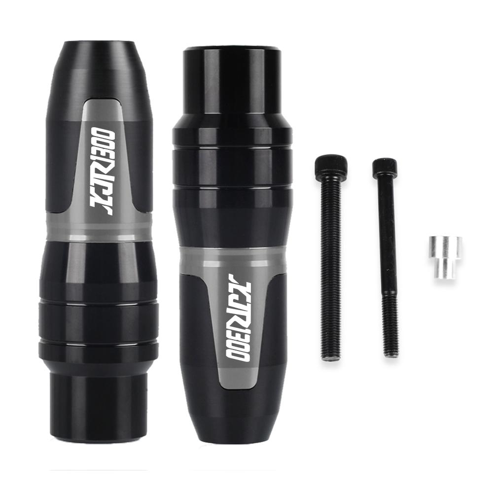 

Аксессуары для мотоциклов Выхлопная рама Слайдеры Защитные накладки Защита от падения для YAMAHA XJR1300 XJR 1300 RACER 1995-2016 2015 A 2pcs grey