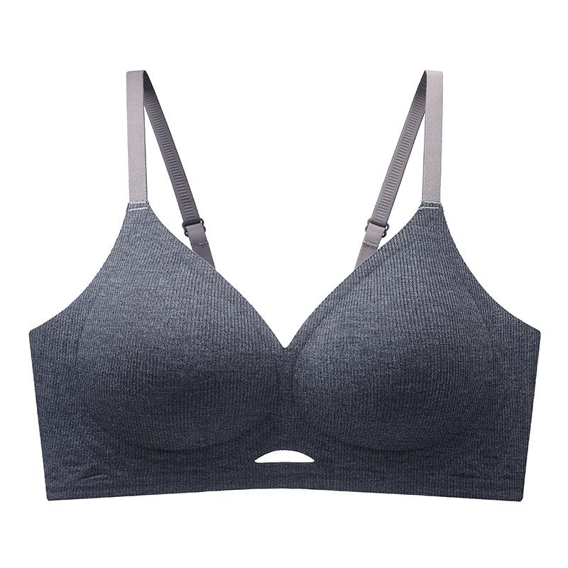 

Jelly glue soft support semi-fixed hollow machine without a trace to gather autumn and winter bra cover [AB pass cup] M (34/75ab, recommended 40-52.5kg )