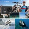 Action-Kamera Ultra HD 4K/30fps WLAN 2 Zoll 170° wasserdicht für Helm Videoaufnahme Sportkameras Outdoor-Camcorder