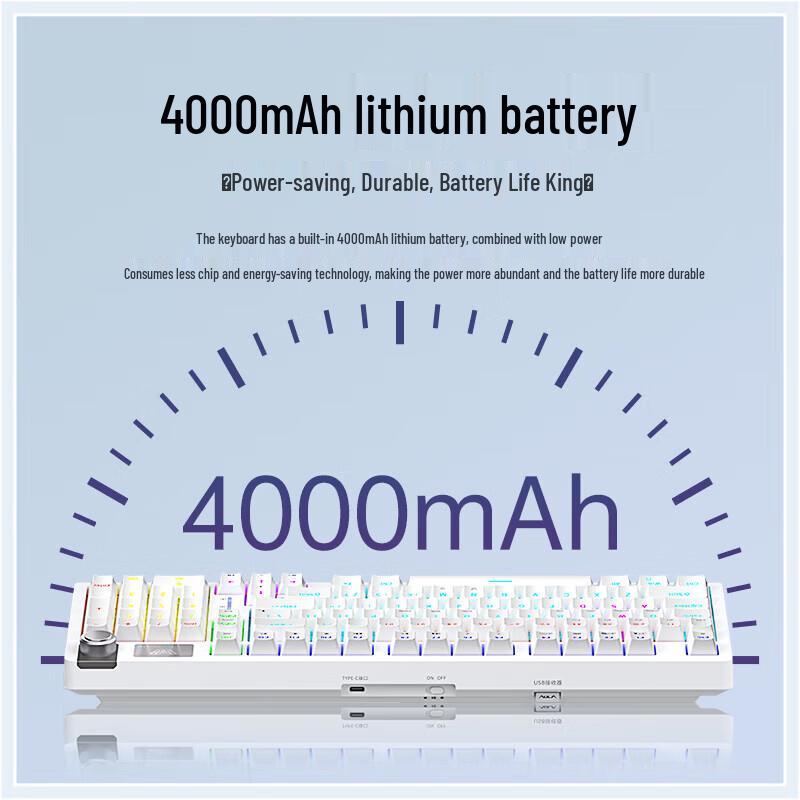 AULA S98 Gasket Triple Mode Hot-Swappable 98-Key Mechanical Keyboard