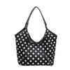 Fashion Nylon Polka Dot Bow Hasp Shoulder Bags Hot Sale Large Capacity Tote Bags Interior Zipper Pocket Youth Handbags for Women