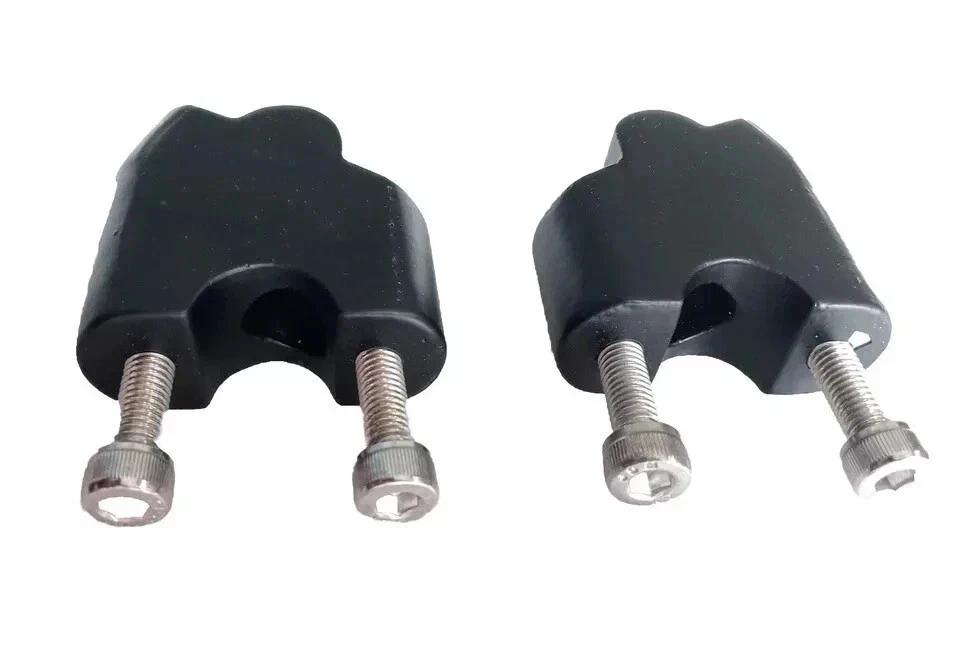 Handle Bar Riser Angled Mount Clamp Set For Royal Enfield Interceptor 650 @Vi