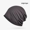 Breathable Spring/Summer Sleep Cap for Bald Heads – Windproof & Lightweight Unisex Beanie