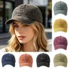 Low Battery Pattern Baseball Hat, Adjustable Back Buckle Retro Distressed Style Baseball Cap, Washed Cotton Fabric Outdoor Sunshade Cap