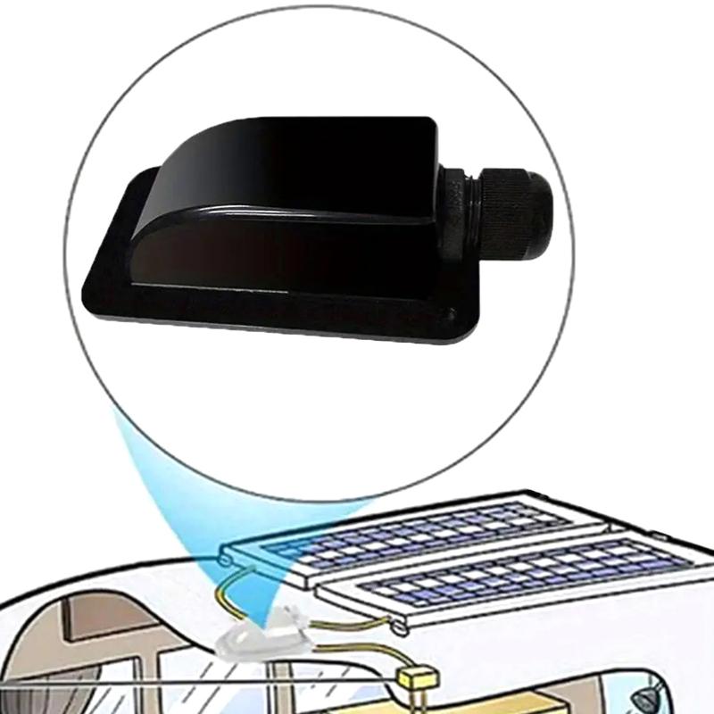 Dubbele Kabelinvoerklemdoos Zonnepaneel Dak Kabelinvoerklemdoos Kabel Camper Gat Camper Jacht Auto Accessoires
