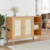 VidaXL Buffet SENJA Rattan Look Brown 112x40x80cm Solid Pine Wood 358028