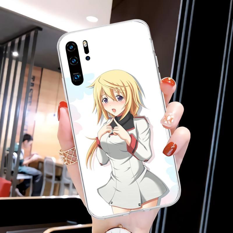Girl Infinite Stratos Handyhülle Für Huawei P50 P40 P30 Pro Mate 40 30 Pro Nova 8 8i Y7P Honor Transparente Handyhülle