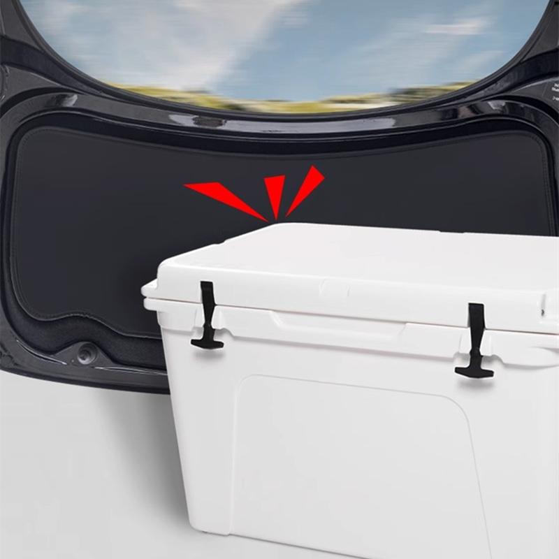 ZPK1 For Tesla Model Y Juniper / Model 3 Highland Trunk Tailgate Guard Pad Leather Trunk Protective Anti-dirty Pad Car Accessories