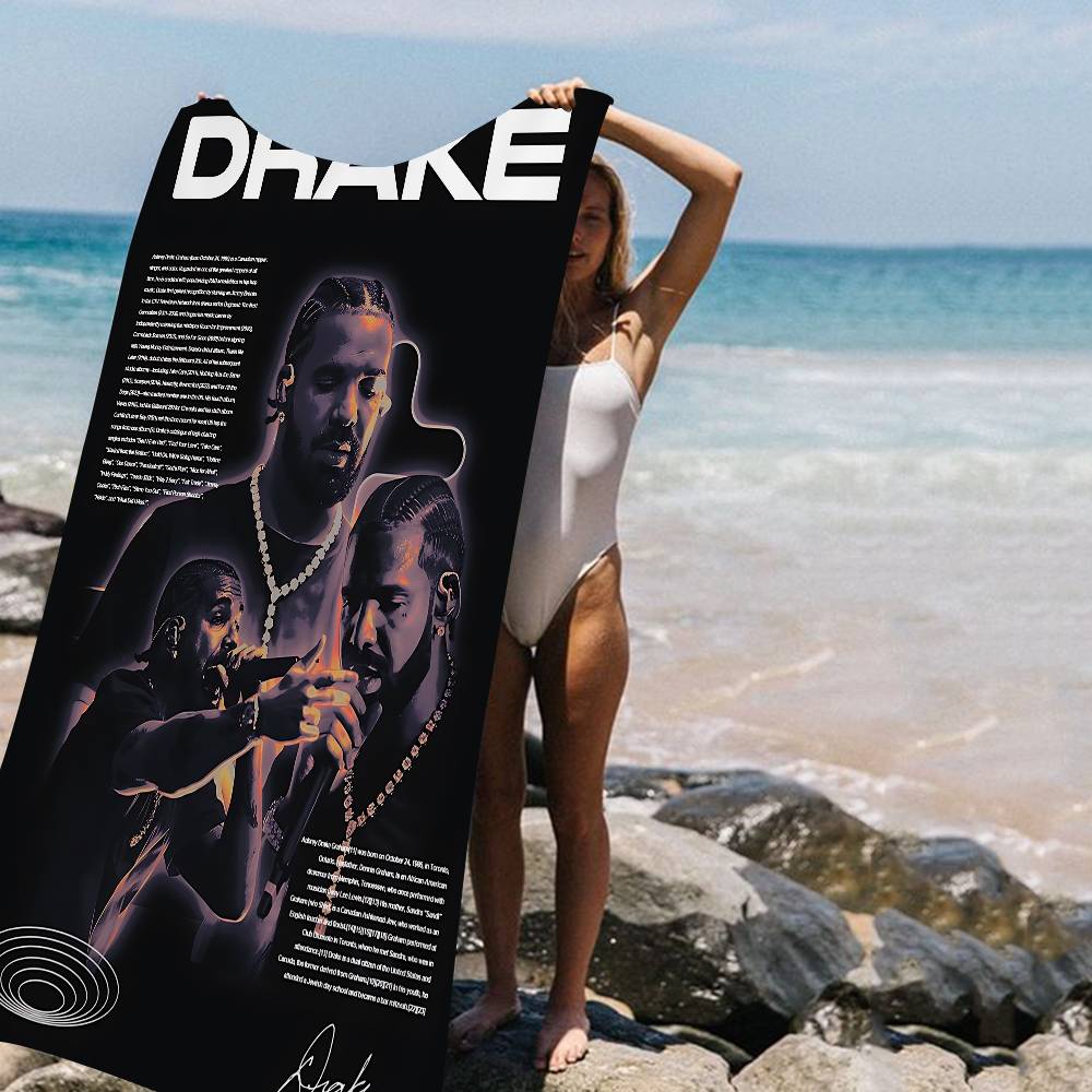 

Black White Drake Microfiber Blanket Quick Drying Beach Towels Oversized Printing Super Absorbent Pool Towel Blanket W40*H60(CM)