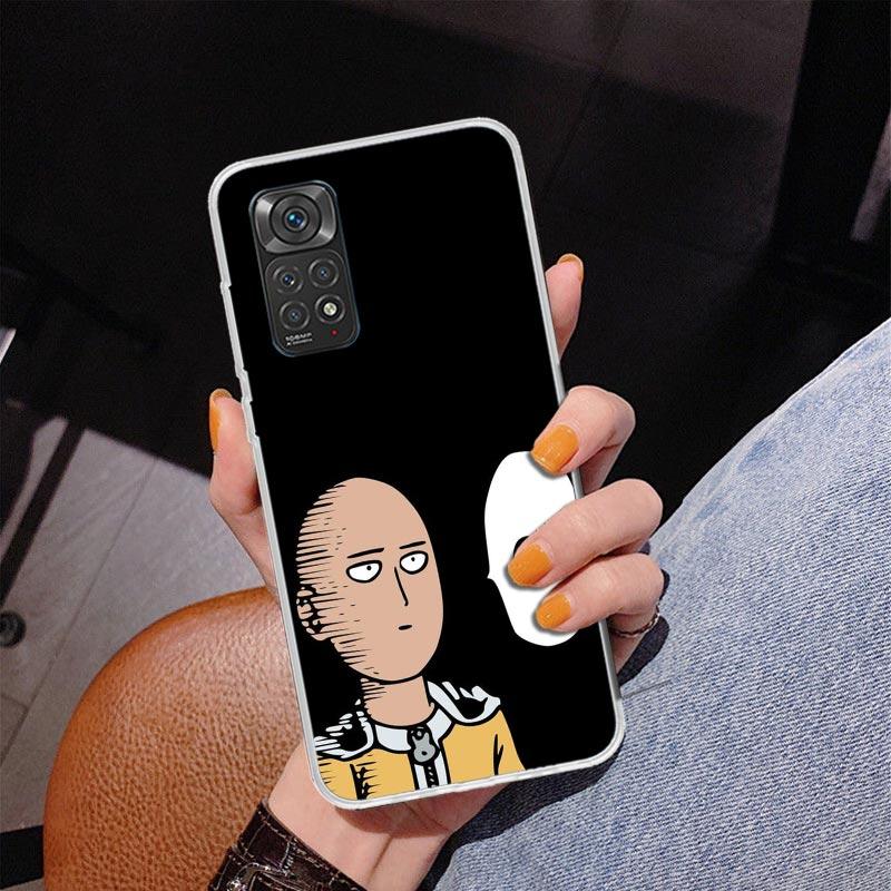 One-Punch Man Anime Phone Case For Xiaomi Redmi Note 15 14 13 12S 12 11 Pro Plus 14S 11S 11E 10 10S 11T 5G Personalized Cover Re