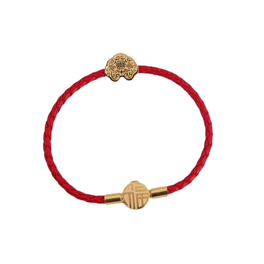 

Bracelet Portable Decorative Chinese Style Replacement Glossy Anti-rust Plated Smooth Bangle Jewelry Birthday Gift