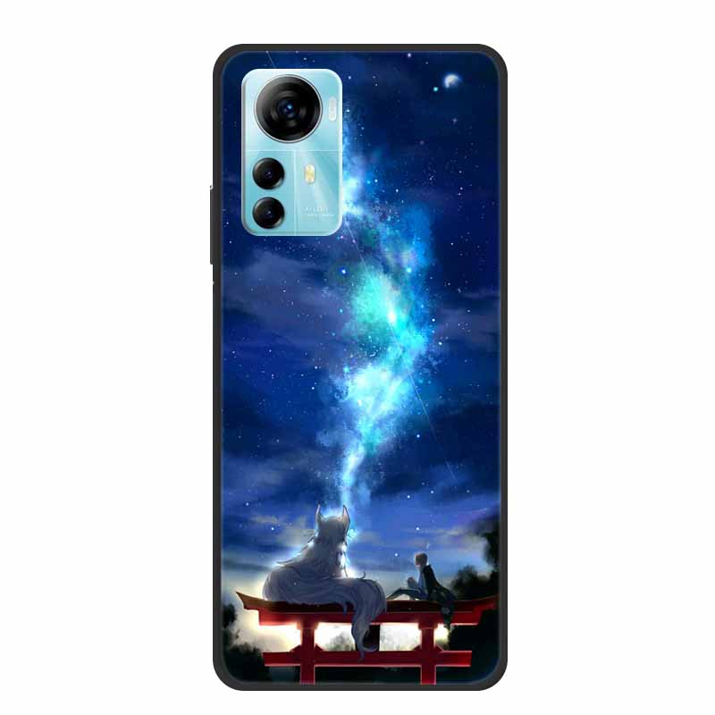Coole Silikonhülle für ZTE Blade V41 Smart Case Gedrucktes Mode Weiches Rückseiten Cover Stoßfänger für Blade V41Smart Case Schutzhülle