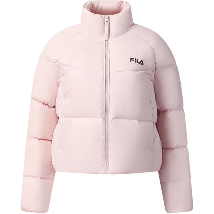 Fila Original Fashion Sports Stand Collar Warm Duck Down Jacket Women Jackets F51W549902F-PK