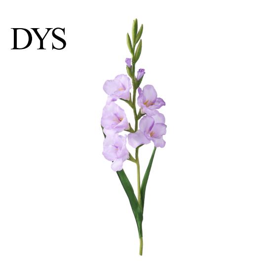 Reusable Fake Gladiolus Artificial Flower Realistic Silk Home Office No Watering Wedding Party Indoor Outdoor Faux Bloom Decoration Lifelike
