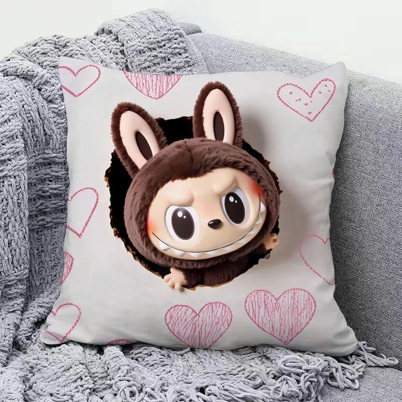Cute Rabbit Pillowcase, Student Dormitory Bedroom Pillowcase, Office Pillow Cover Sofa
