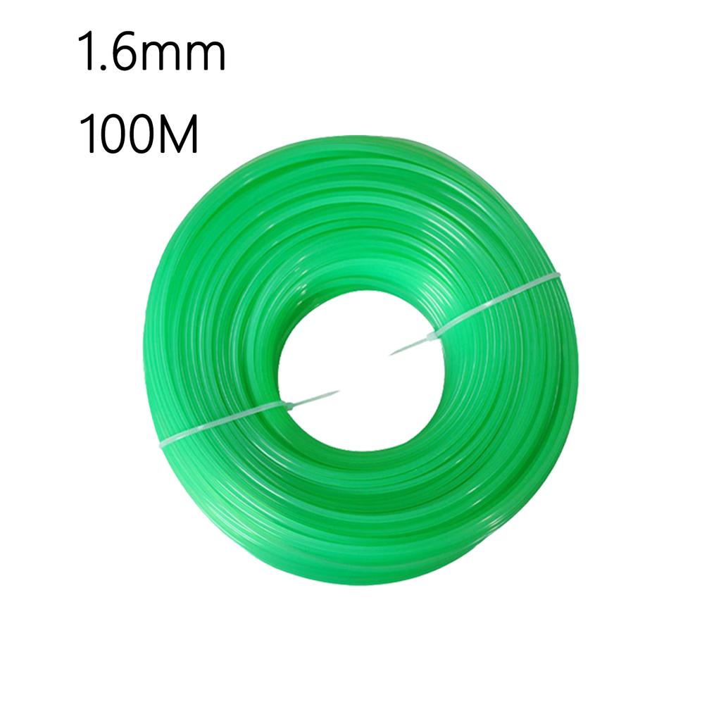 Replacement 1.6mm X 100m Strimmer Line for Garden Grass Strimmers Electric Brushcutter Nylon Cord Weed Trimmer String Wire Line