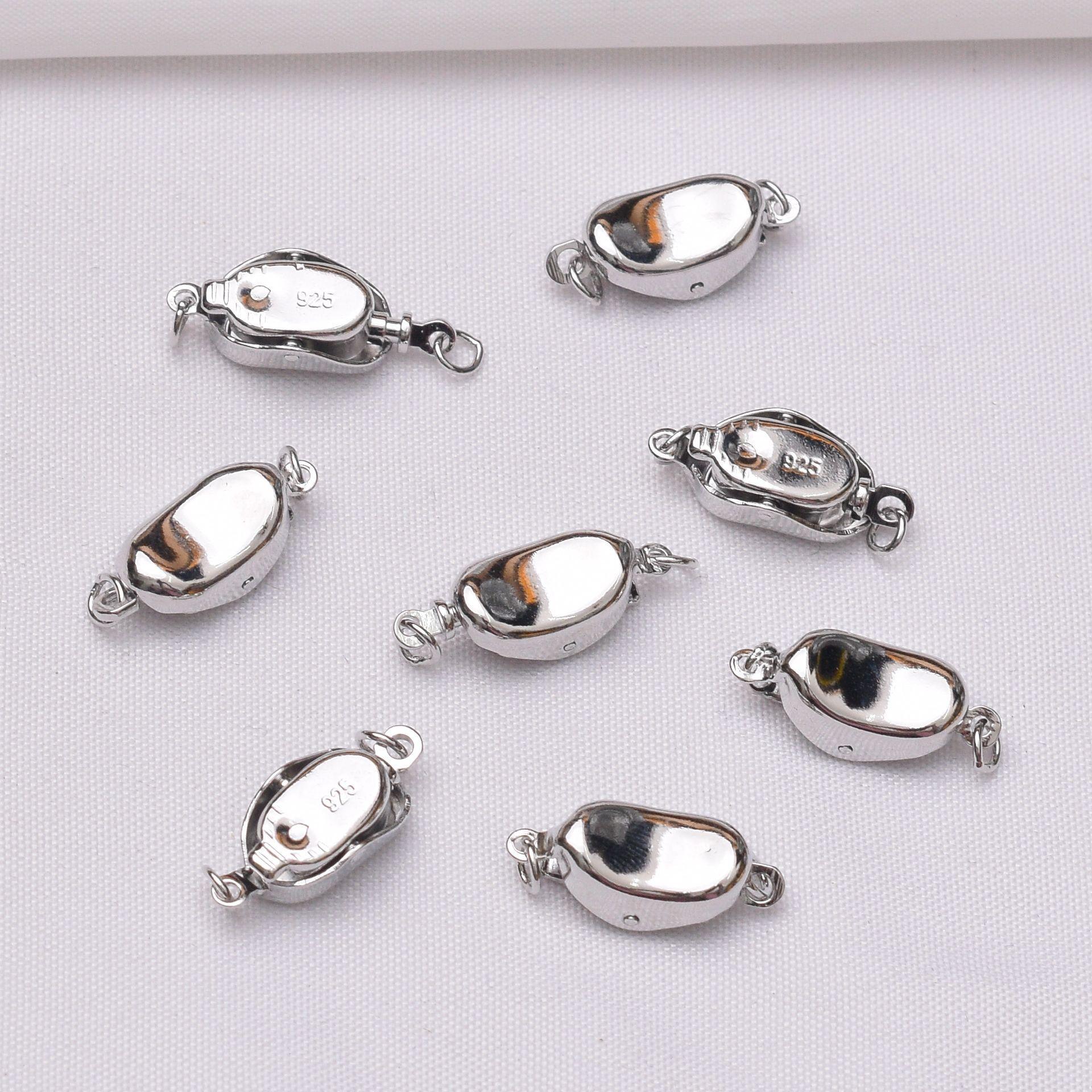 

10 шт., цветоустойчивая сумка 18 карат, золотая пряжка в виде слитка, жемчужная пряжка, сделай сам, жемчужное ожерелье, браслет, пуговица, головка, слиток, пряжка