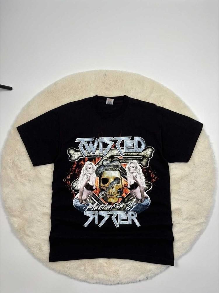 Twisted Sister  2010 World Tour Retro Classic Short Sleeve Shirt NZ767 Unisex T-Shirt S