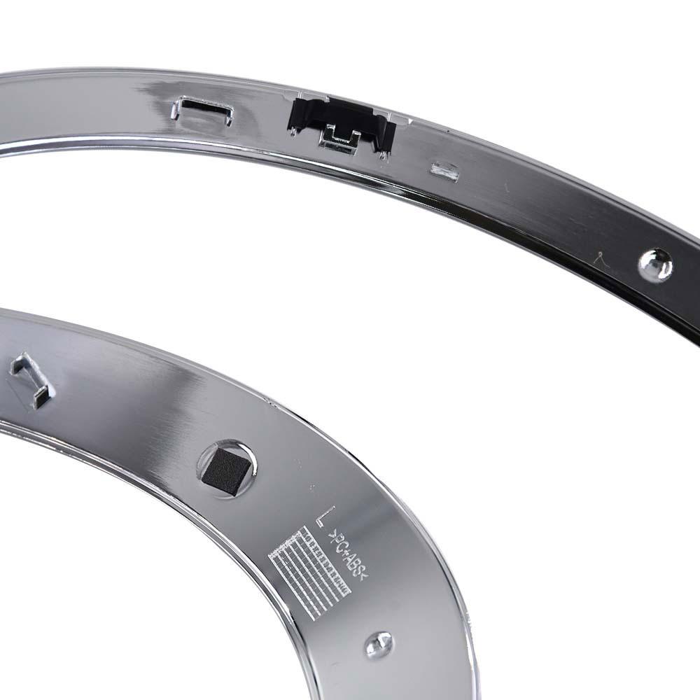 2PCS Farol de carro Anel Moldura Guarnição Surround Capa Apto Para BMW Mini Cooper R55 R56