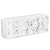 Transparent Luxury Organizer: Desktop Storage Box with Mirror for Makeup, Brushes, Eyebrow Pencils & Stationery.