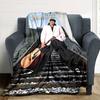 Elvis Presley Personalized Name Blanket Gift Personalized Blanket Soft Warm Cozy Suitable for Sofa Couch Livingroom Living Room All-Season Use