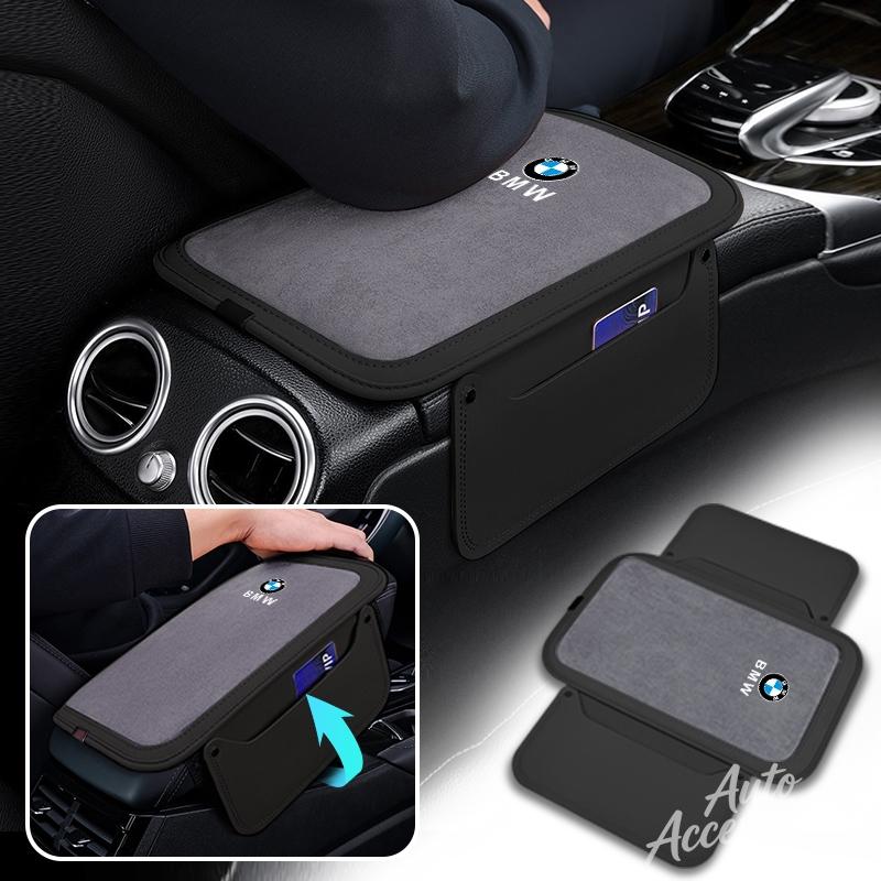 uylez5 Car Central Armrest Cushion Multifunction Storage Anti-slip Protective Pad For BMW X1 X2 X3 X4 X5 X6 F30 F34 E90 G20 F20 F21 E60
