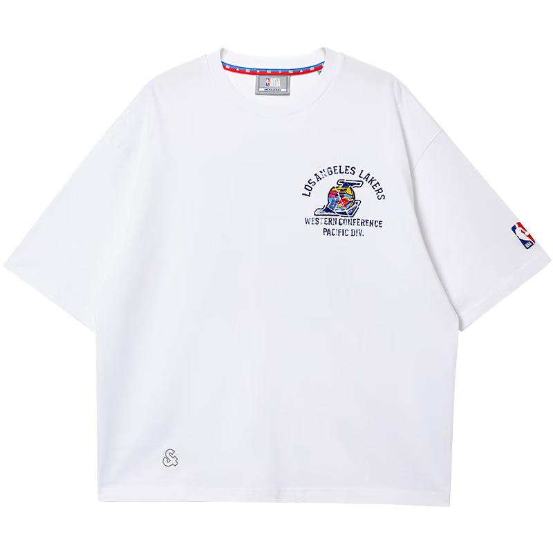Jack & Jones NBA Lakers Co-branded Crew Neck Cotton T-Shirt