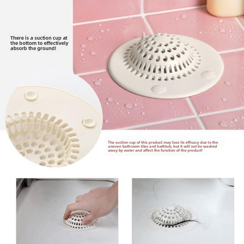 Silicone Universal Hair Drain Filter for Bathroom Sink and Pool, Modern Minimalist Style