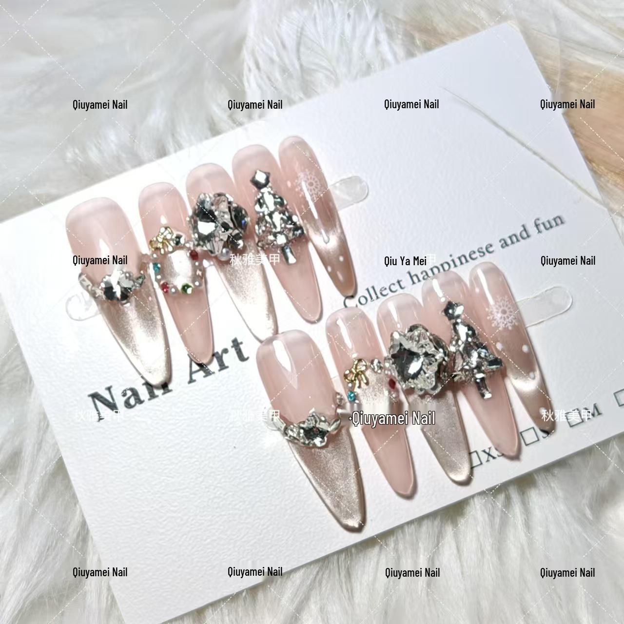 

Худой пес Длинный Пойнт: Наклейки «Кошачий глаз» Рождественские снежинки для самодельного маникюра Small S