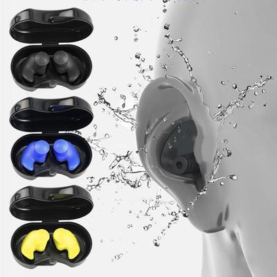 Swimming Earplugs Reusable Silicone Waterproof Ear Plugs Diving Sport Plugs For Water Surf Showering Bathing Accessories Kit #W0 3