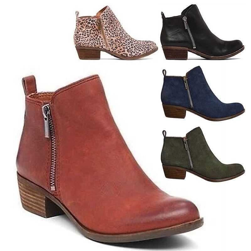 Elegant Women's Casual Booties With Low Heels And Round Toe For Stylish Comfort