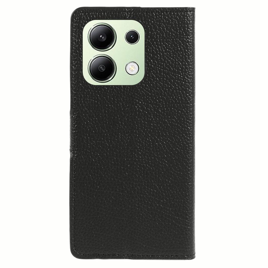 For Xiaomi Redmi Note 13 4G Case Litchi Texture Wallet Phone Leather Cover